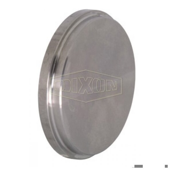 Bradford SMS Blank Cap, Series: 16AMP, Cap, 1 in Nominal, Tube, 0.14 in Thickness, 316 SS, 1.25 in I
